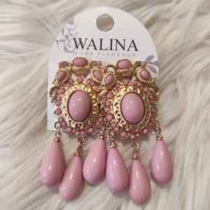 pendiente rosa
