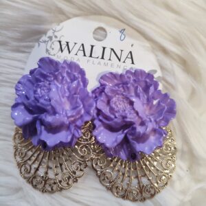 pendiente malva