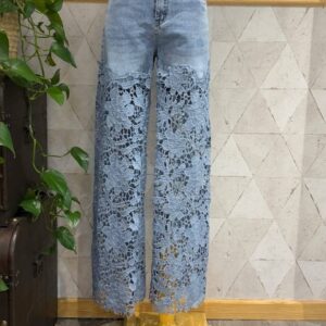 pantalón brocado abajo
