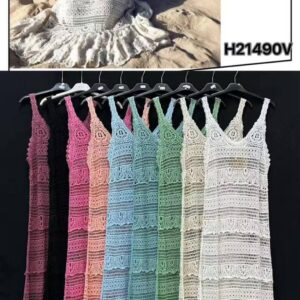 vestido croche