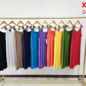 vestidos tiranta canalé.