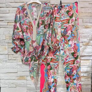conjunto blusa y pantalón