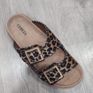 chanclas leopardo