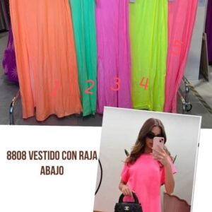 vestido flúor