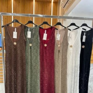vestido croche