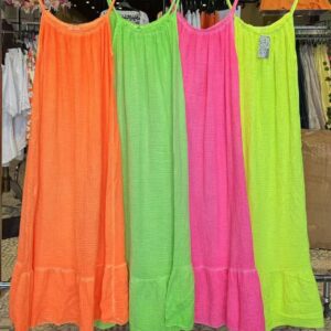 vestido flúor