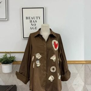 camisa marrón