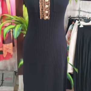 Vestido de punto tiranta.