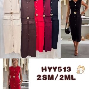 vestido botones