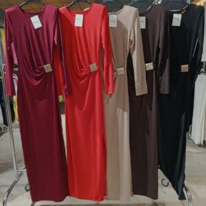vestido cogido lado