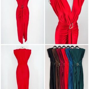 vestido aplique dorado