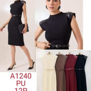 vestido hombrera