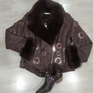 chaqueta de cuero