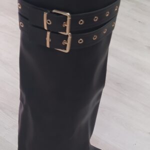 BOTA DOBLE CAPA MARRÓN CHOCOLATE.