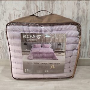 colcha manta 1.80 malva