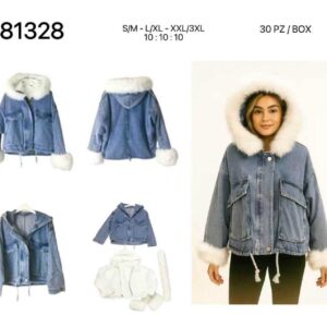 chaqueta vaquera con pelos