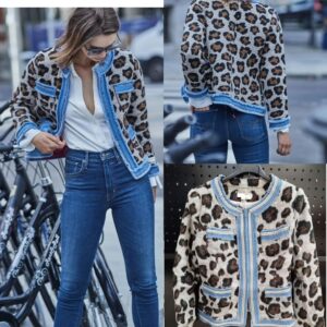 chaqueta animal print