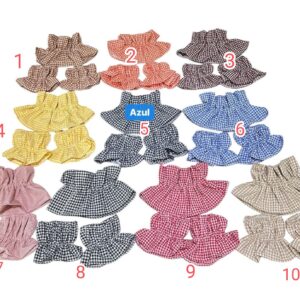 Conjunto de cuello y puños.