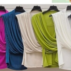 jersey escote cruzado .