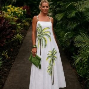 vestido palmeras