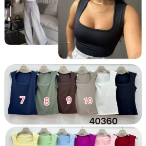 camiseta de licra tiranta.