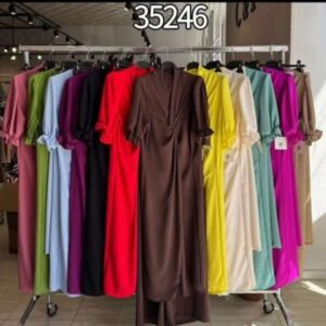 Conjunto de pantalón y camisola larga