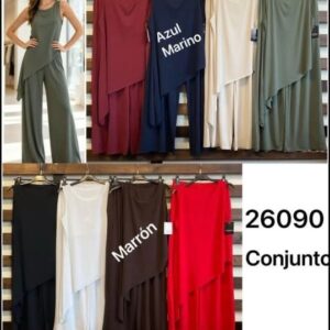 conjunto algodón asinetrico