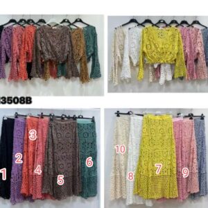 conjunto de crochet.