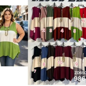 Jerseys de rallas con collar.