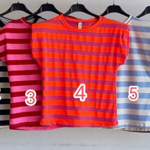Camisetas de rayas.