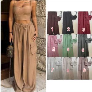 Conjunto de top y pantalón.