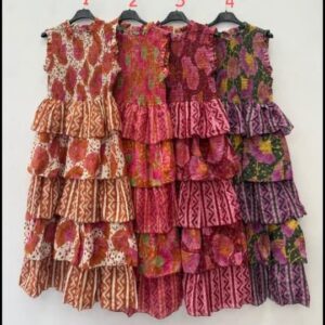 vestido volantes