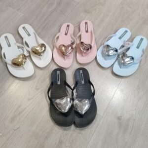 chanclas corazón.