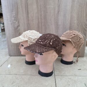 Gorra de crochet.