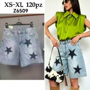 bermudas vaqueras estrella.