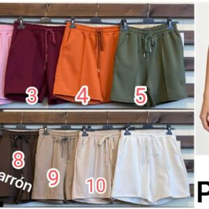 Pantalón corto de algodón.