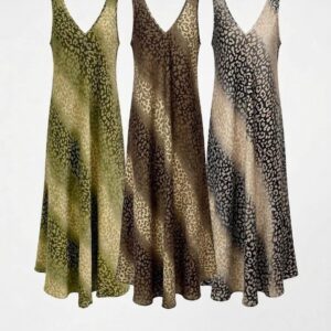 vestido leopardo