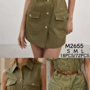Vestido licra con cinturón