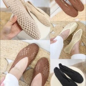 manoletina de crochet .