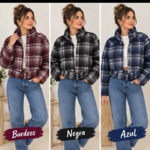 Chaqueta de cuadros.