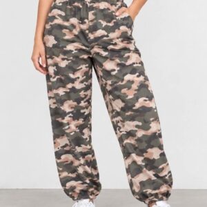 pantalón de camuflaje de antelina .