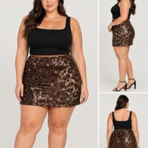 fala animal print lentejuelas