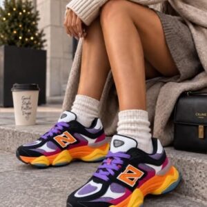 Deportiva inspiración New Balance de color