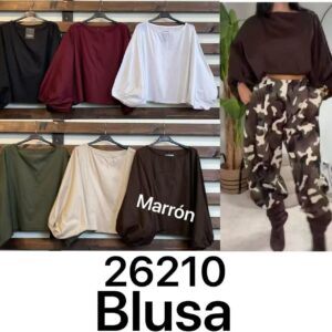 Blusa manga murciélago.