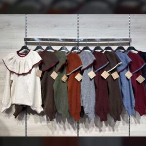 blusa cuello bebé.